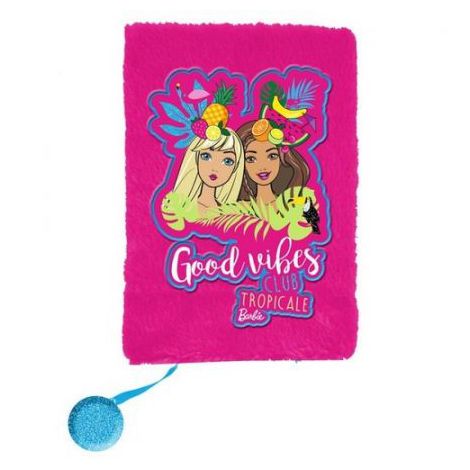 Pamiętnik pluszowy Paso A5/80 Studio Pets Barbie Różowy